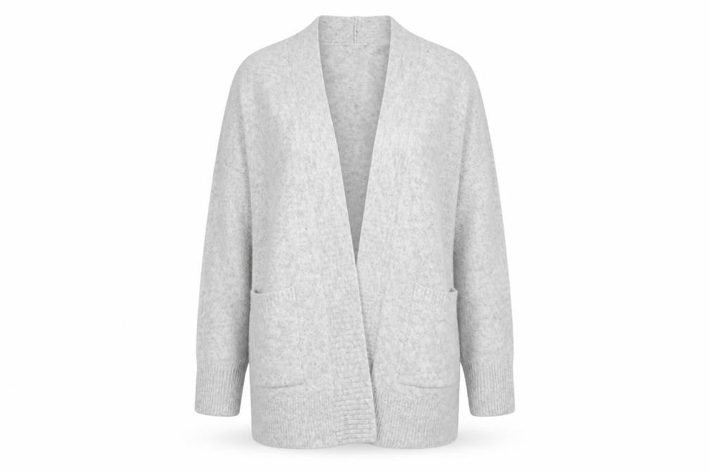 M&Co Womens White   Jacket Coatigan Size 16