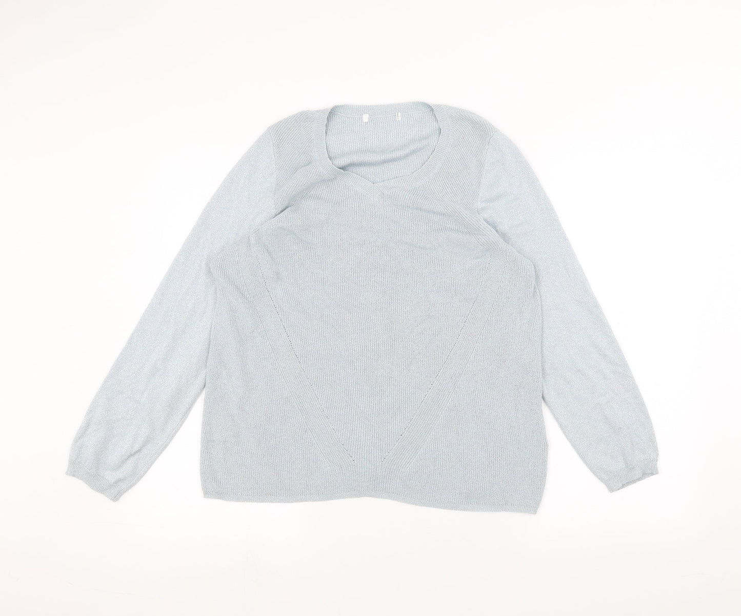 Marks and Spencer Womens Blue   Pullover Jumper Size 16