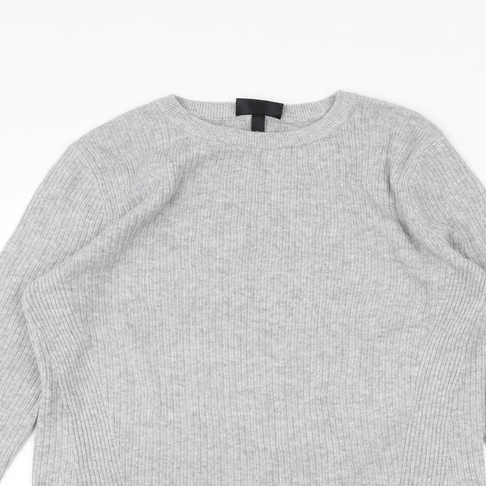 Topshop Womens Grey   Pullover Jumper Size 10