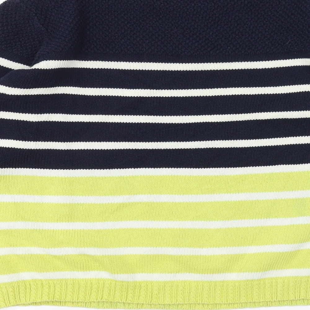 Bonmarché Womens Blue Striped  Pullover Jumper Size S