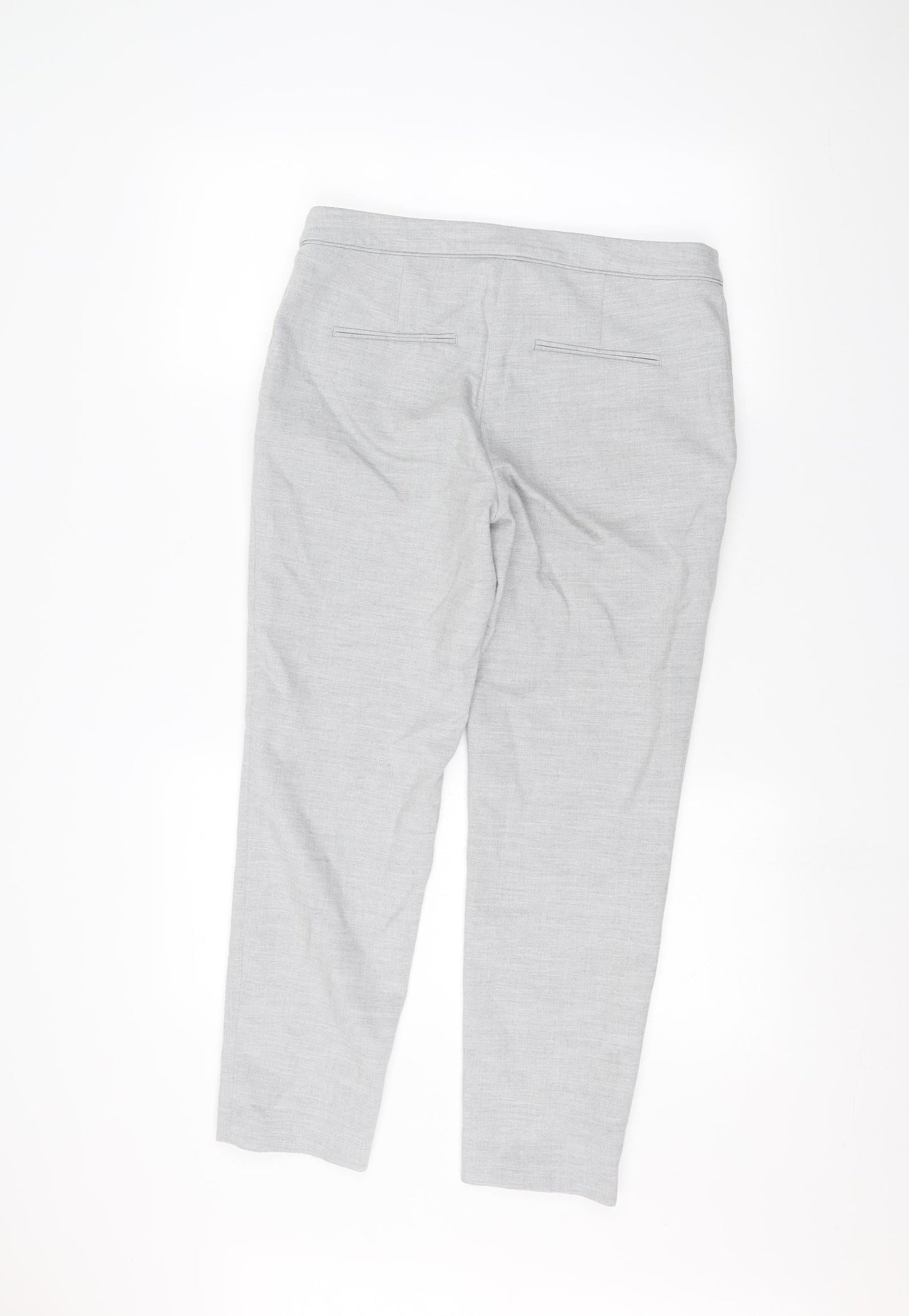 H&M Womens Grey   Trousers  Size 10 L24 in