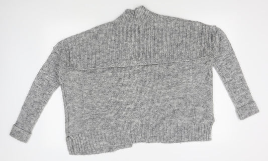 M&S Womens Grey   Cardigan Jumper Size 10