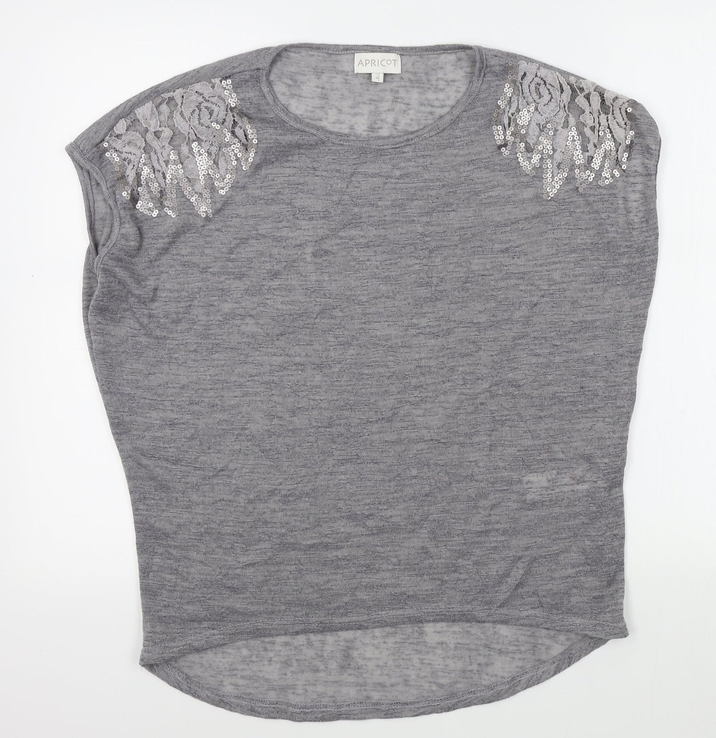 Apricot Womens Grey   Basic T-Shirt Size 14