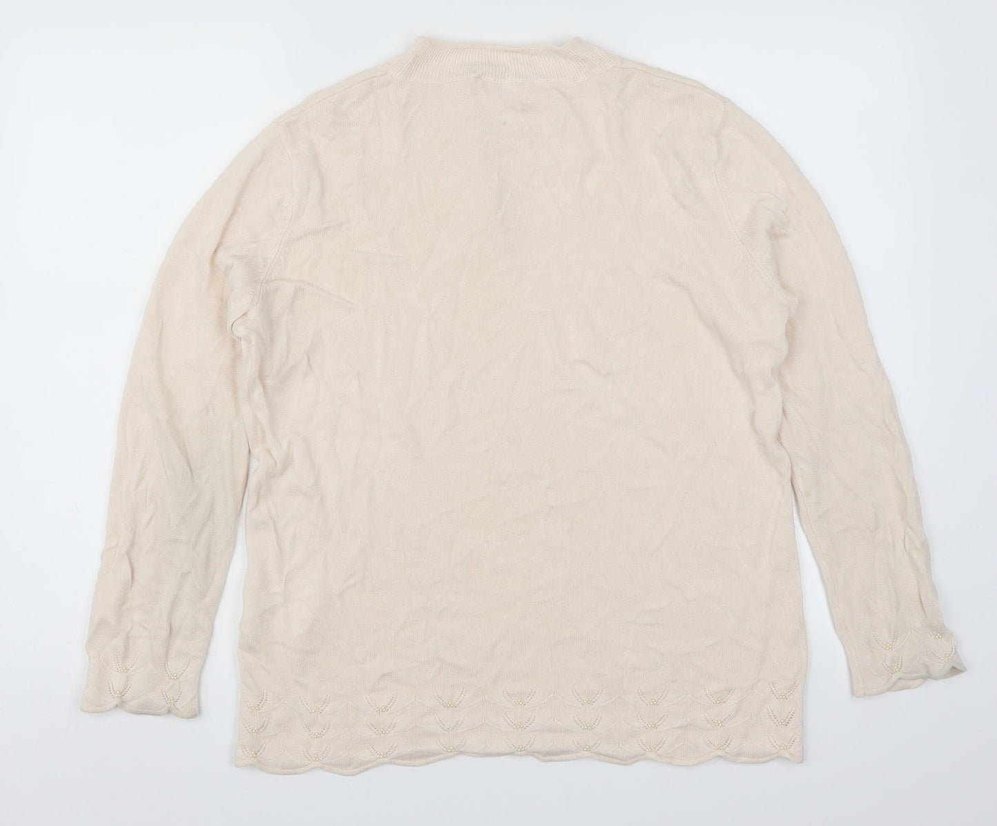 Daxon Womens Pink   Pullover Jumper Size 18