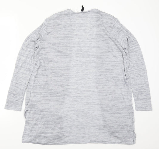 H&M Womens Grey   Cardigan Jumper Size M