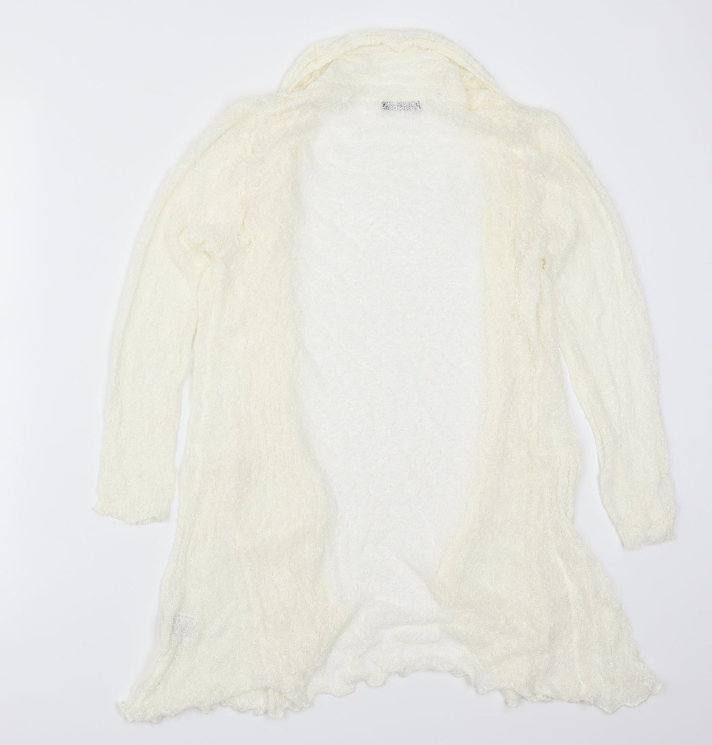 Roman Womens Ivory  Knit Cardigan Jumper Size 10