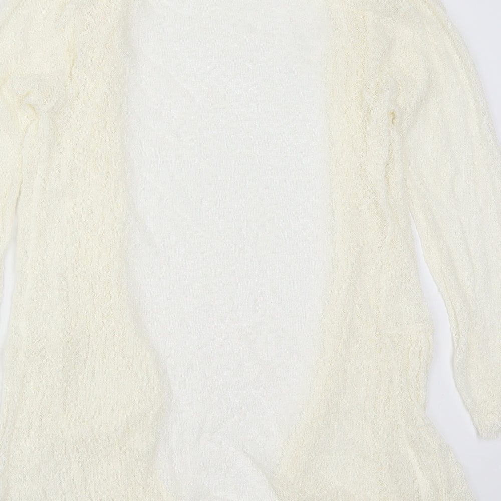 Roman Womens Ivory  Knit Cardigan Jumper Size 10