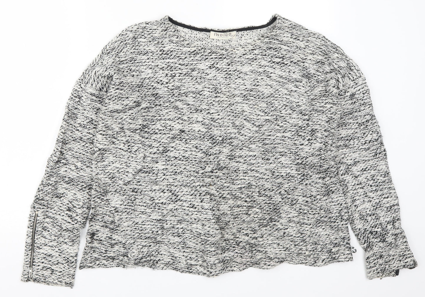 Marks and Spencer Womens Grey  Knit Pullover Jumper Size 14