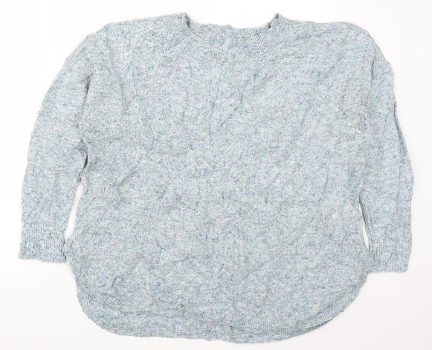 Marks and Spencer Womens Blue  Knit Pullover Jumper Size 14