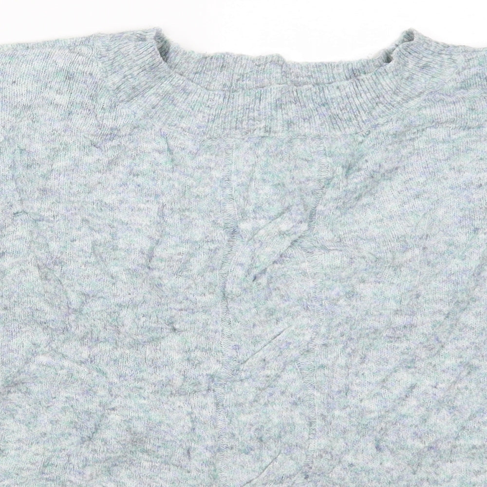Marks and Spencer Womens Blue  Knit Pullover Jumper Size 14