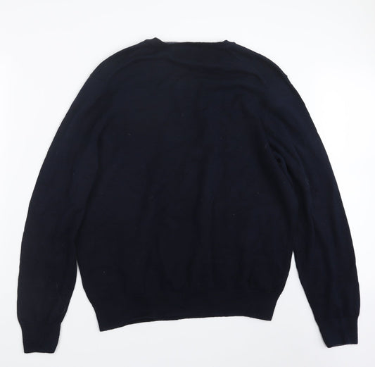Stone Bay Mens Blue  Knit Pullover Jumper Size XL