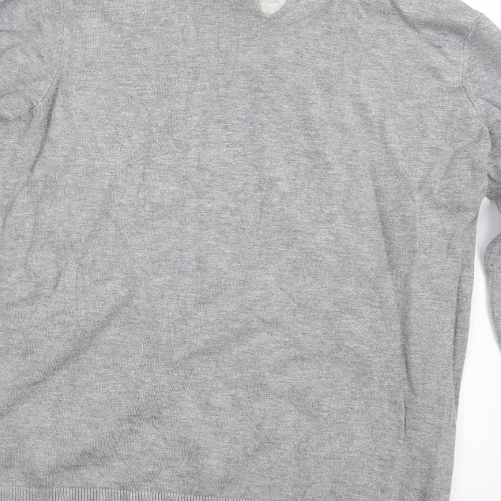 Dorothy Perkins Womens Grey  Knit Pullover Jumper Size 8