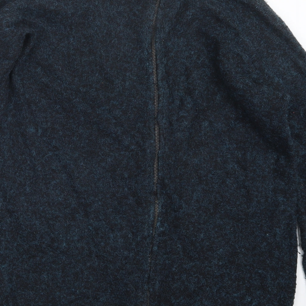 Topshop Womens Blue  Knit Pullover Jumper Size 10