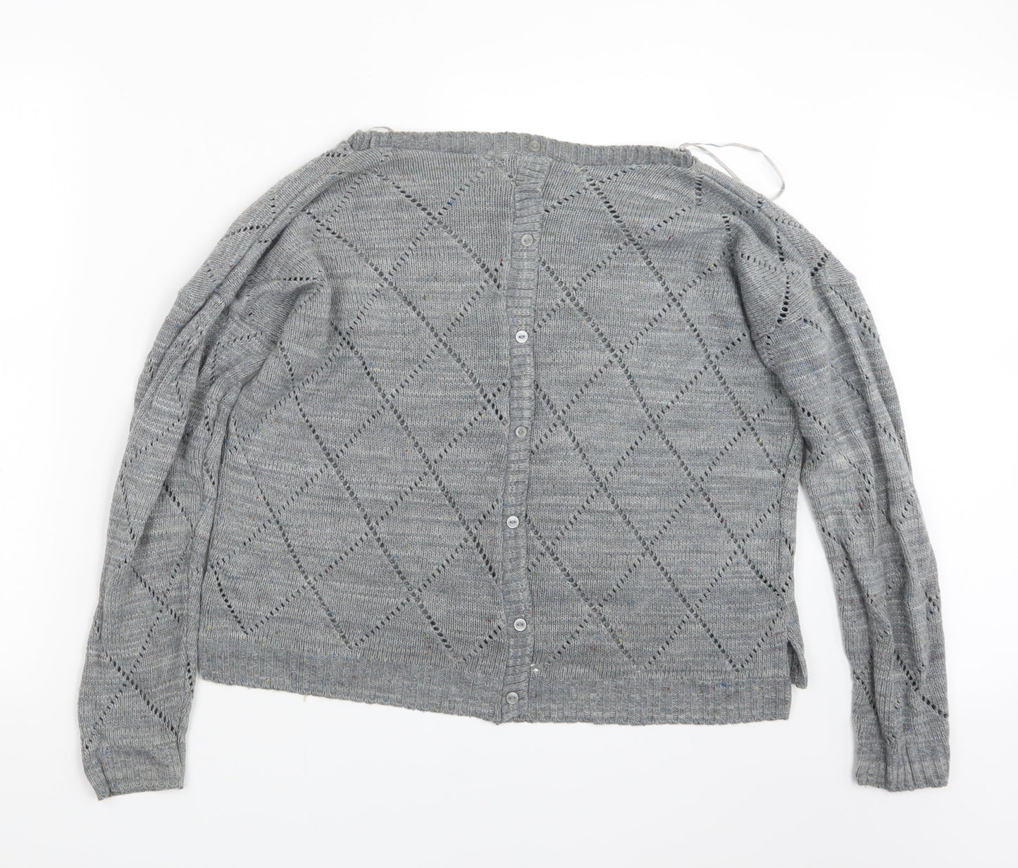 corecion Womens Grey  Knit Pullover Jumper Size M