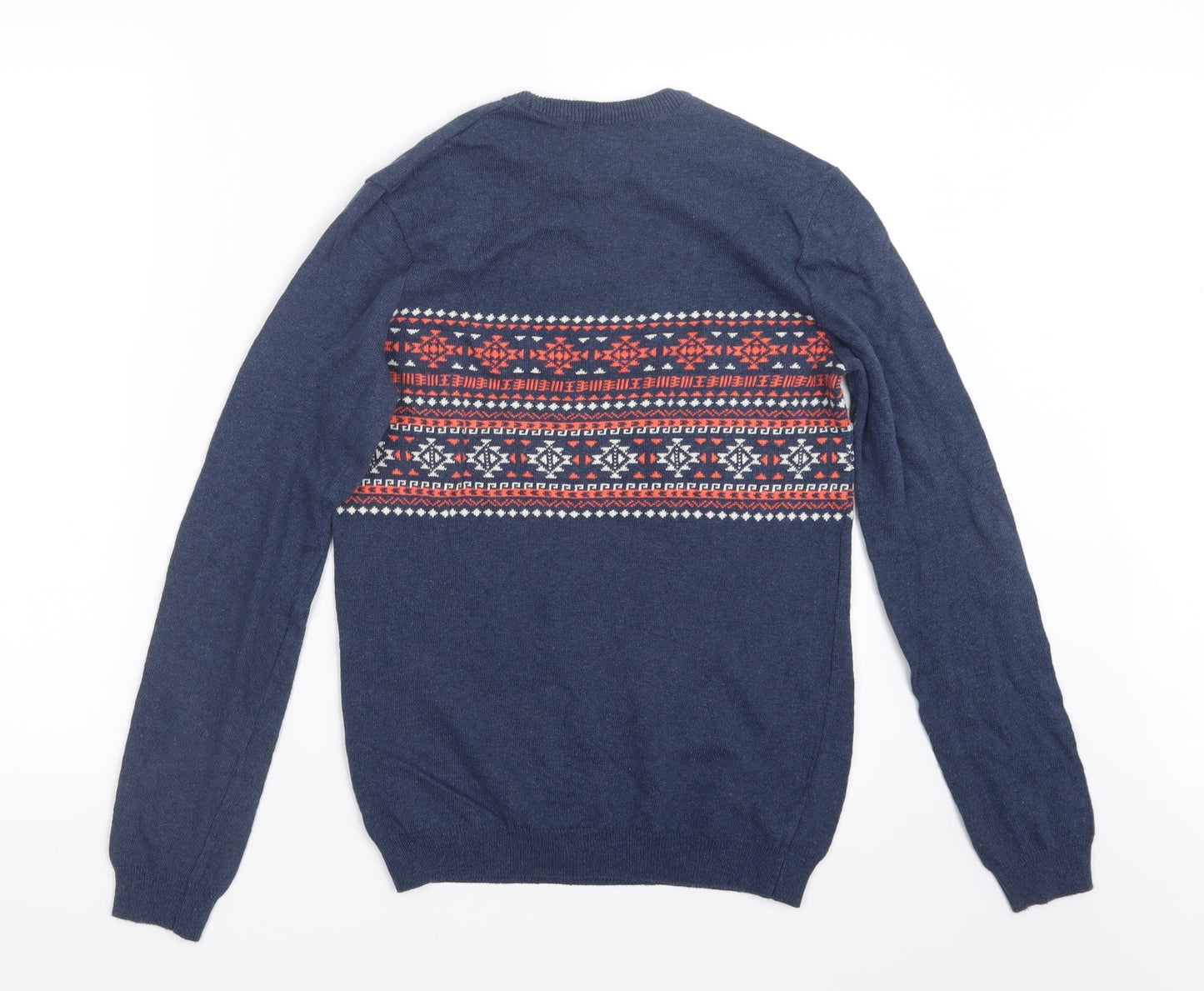 ASOS Mens Blue  Knit Pullover Jumper Size XS