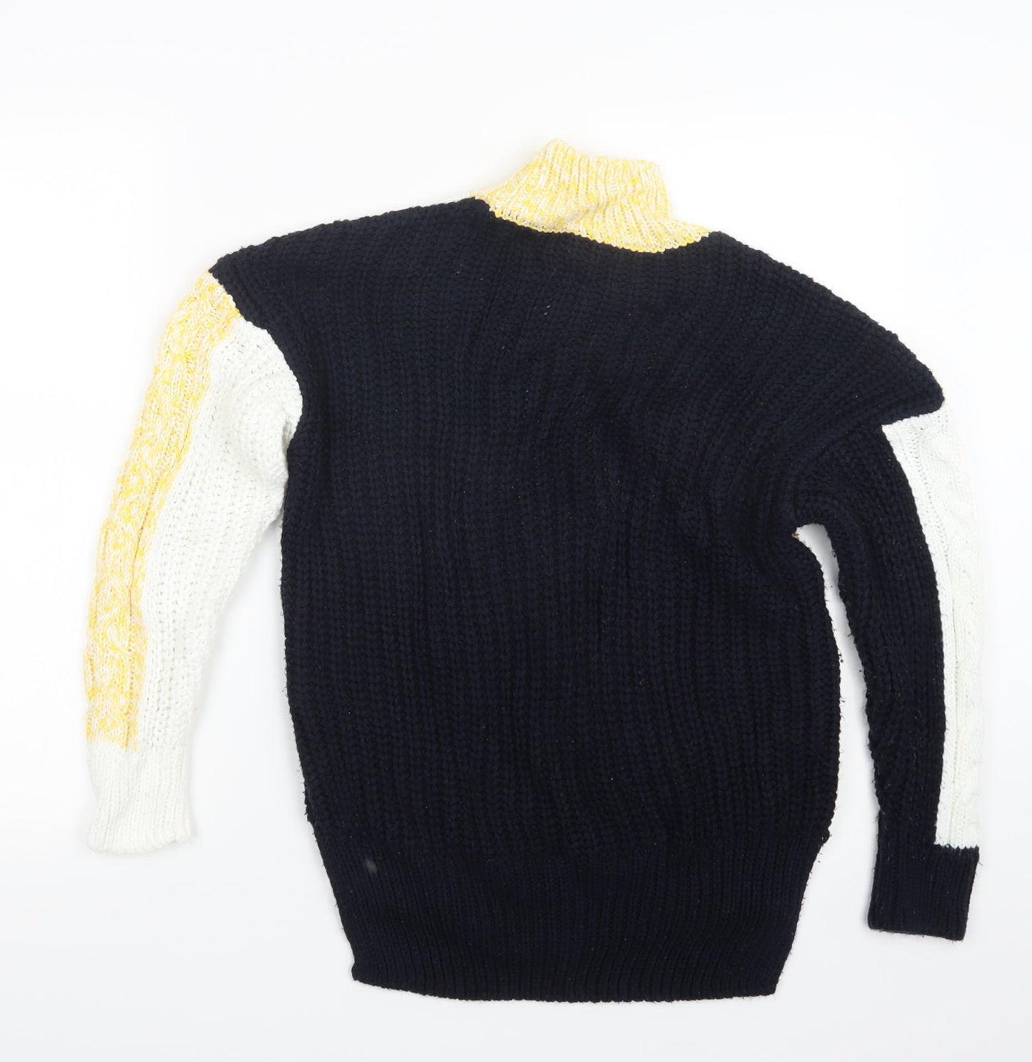Marks and Spencer Womens Yellow  Knit Pullover Jumper Size S