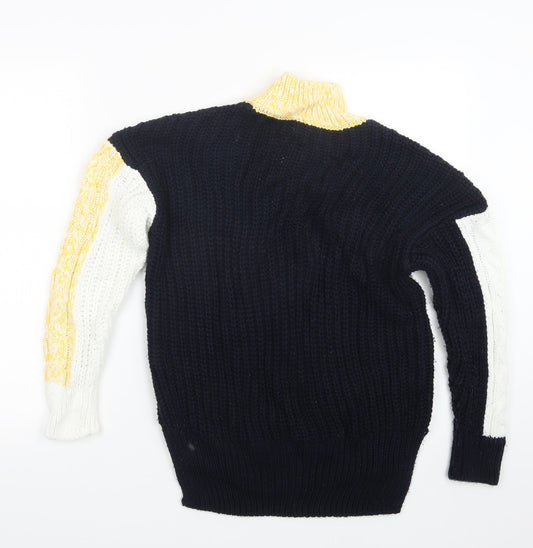 Marks and Spencer Womens Yellow  Knit Pullover Jumper Size S