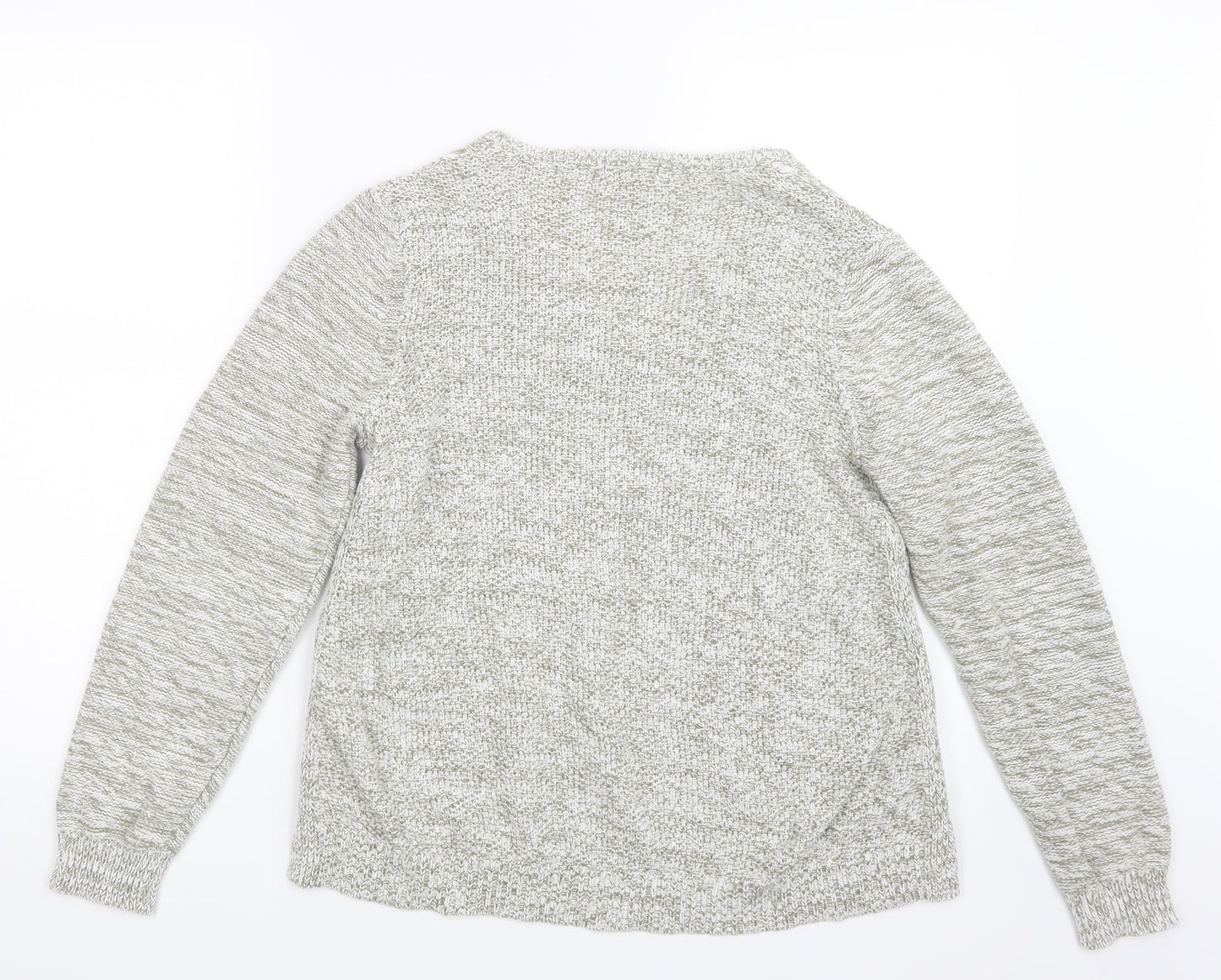 M&Co Womens Green  Knit Pullover Jumper Size 16