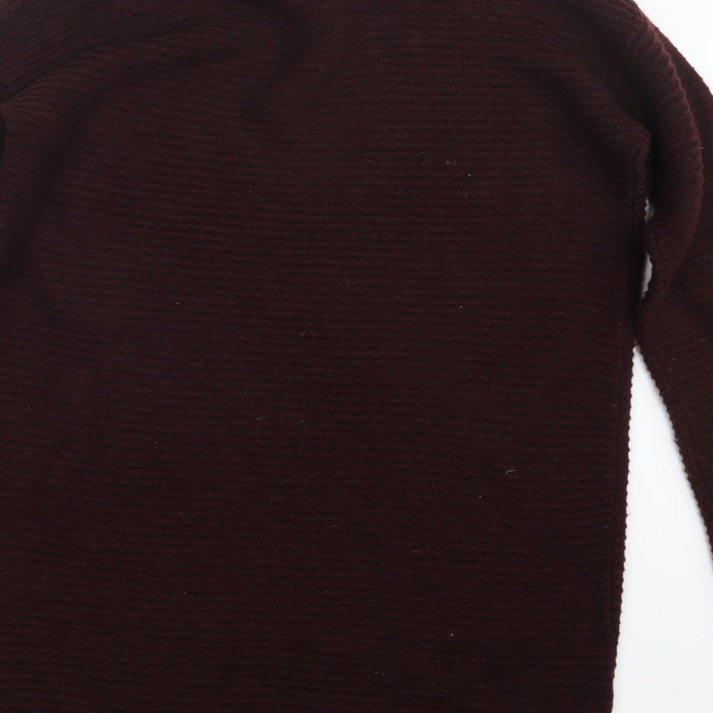 Cyn Cal Mens Purple  Knit Pullover Jumper Size M