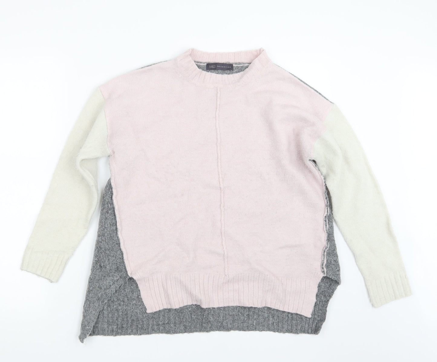 Marks and Spencer Womens Pink  Knit Pullover Jumper Size M