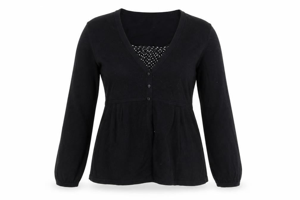 Marks and Spencer Womens Black  Knit Pullover Jumper Size 10
