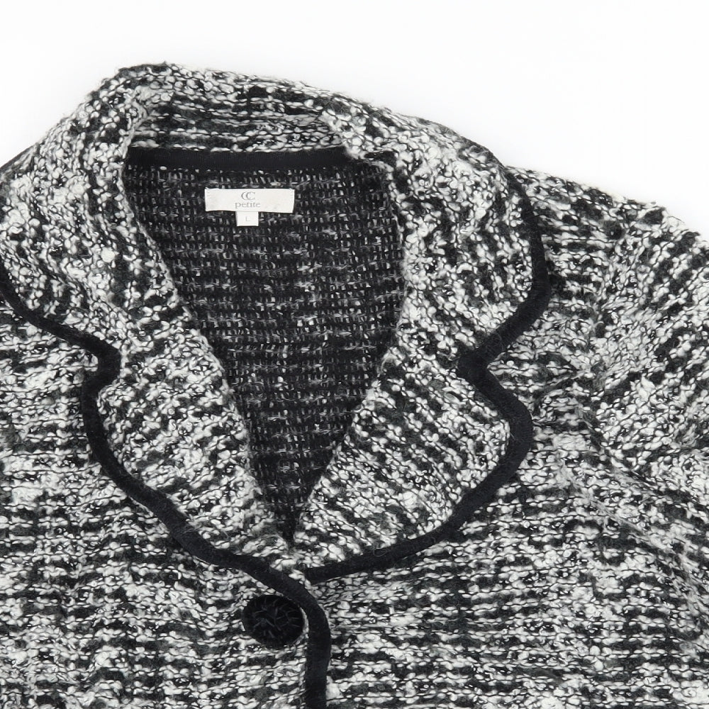 CC Womens Black  Knit Jacket  Size L