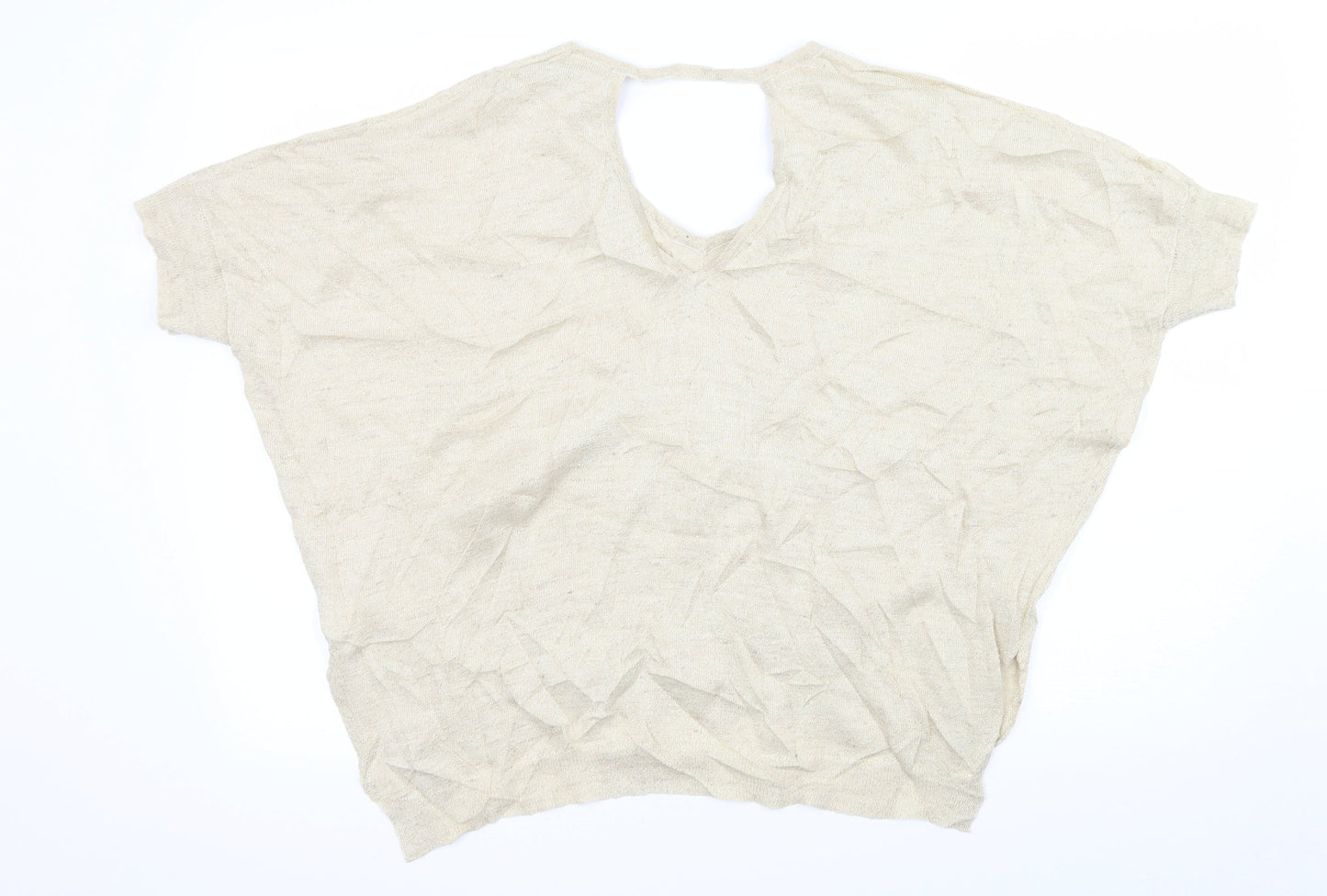 River Island Womens Ivory   Pullover Jumper Size 12  - Cut out back