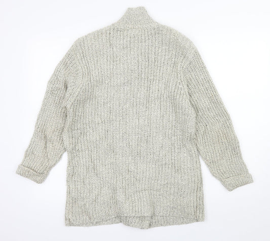 HONEY Womens Ivory  Knit Cardigan Jumper Size S