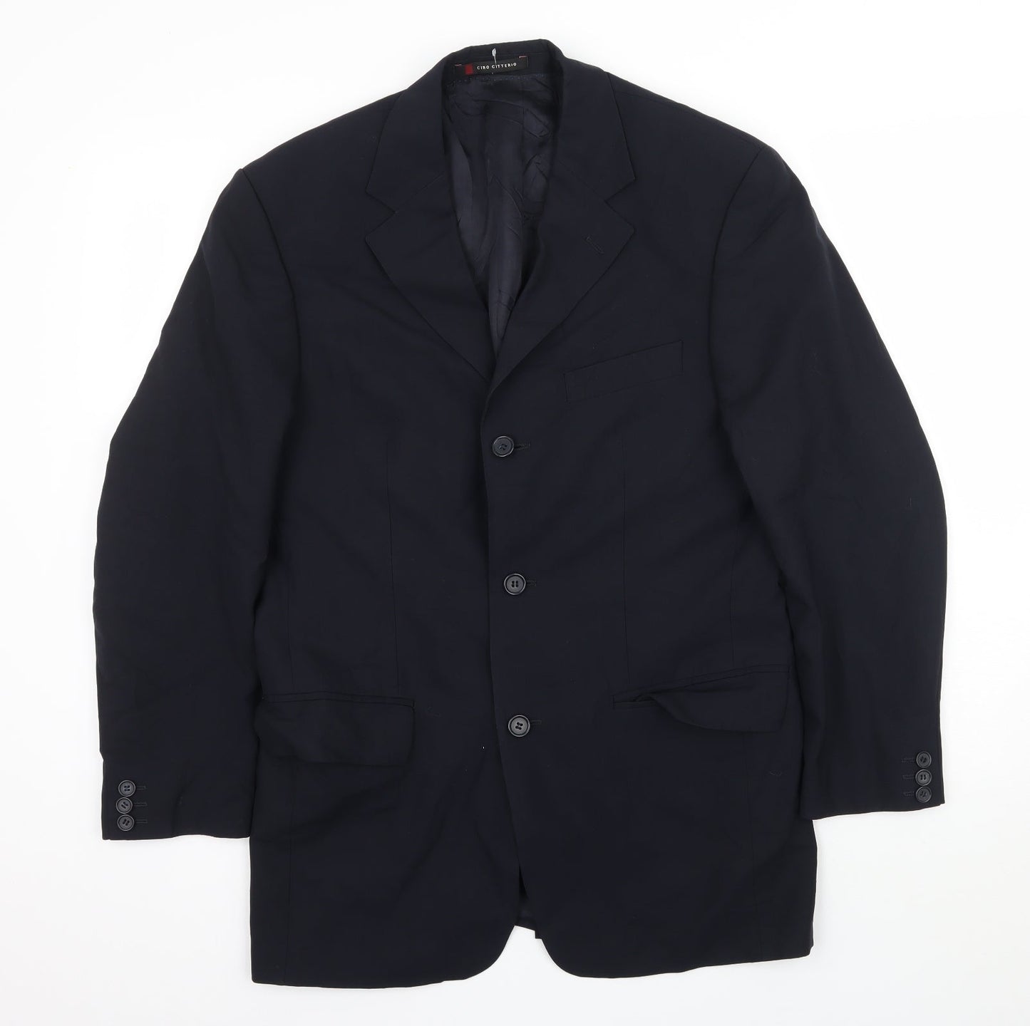 Ciro Citterio Mens Blue   Jacket Suit Jacket Size M