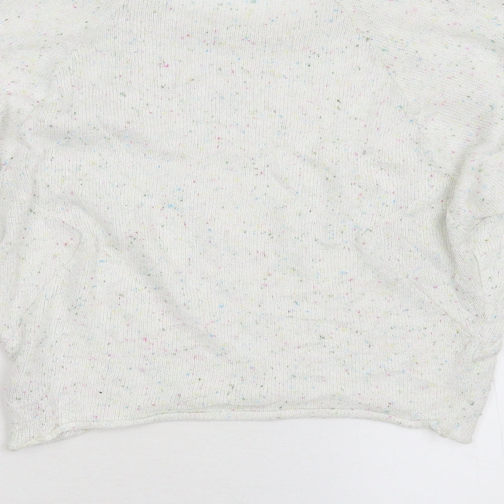 Topshop Womens White   Pullover Jumper Size 4