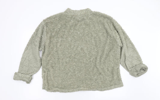 PRETTYLITTLETHING Womens Green   Pullover Jumper Size 12