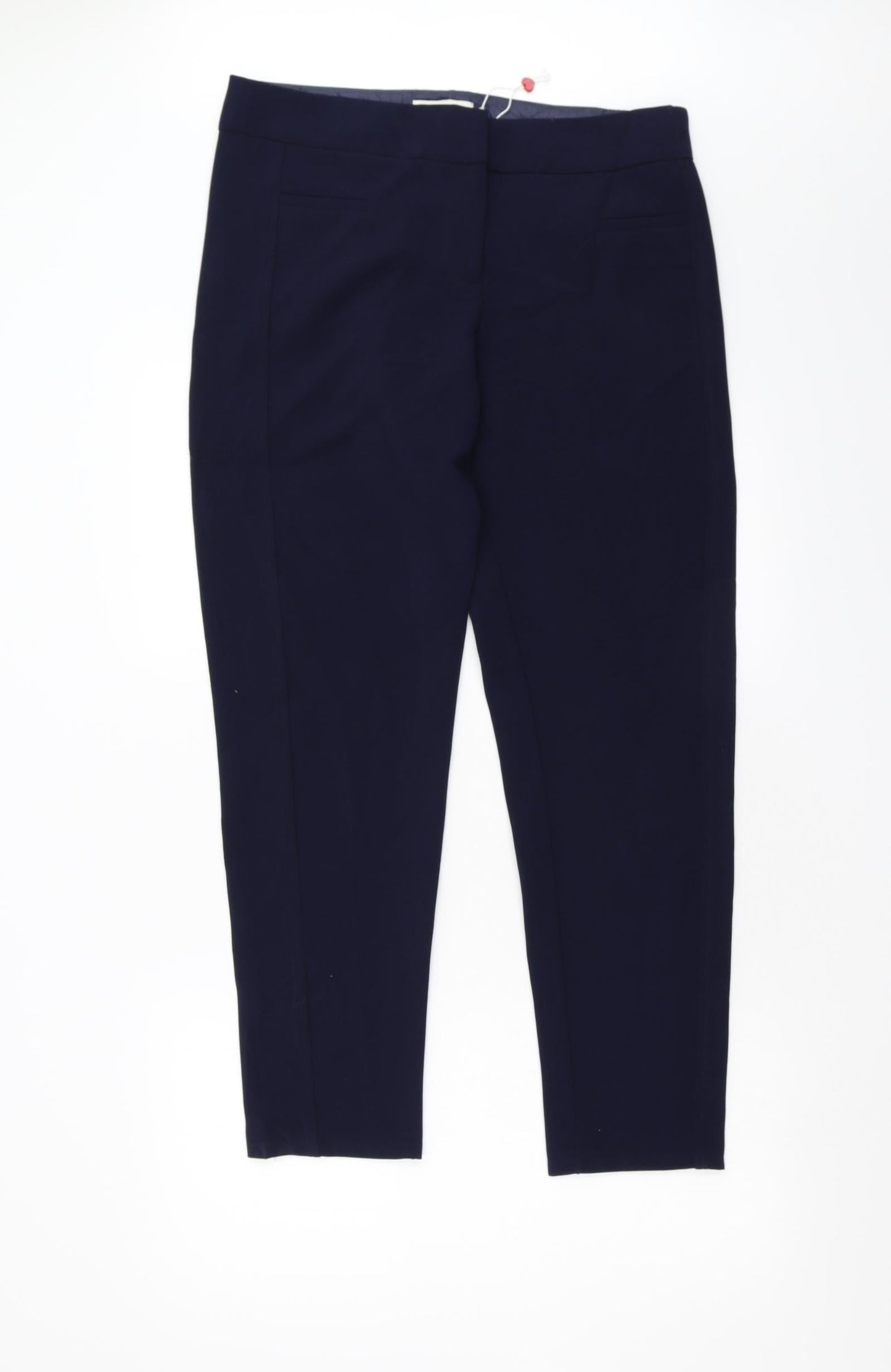 Louche Womens Blue   Trousers  Size 14 L29 in