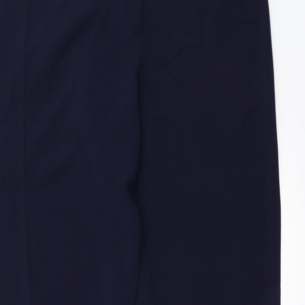 Louche Womens Blue   Trousers  Size 14 L29 in