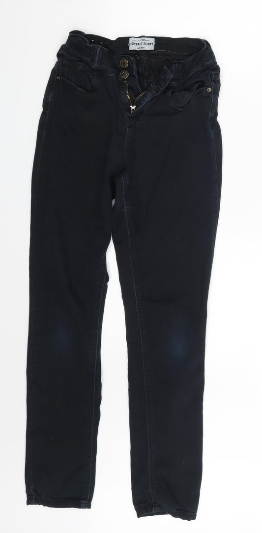 New Look Girls Black  Denim Skinny Jeans Size 13 Years