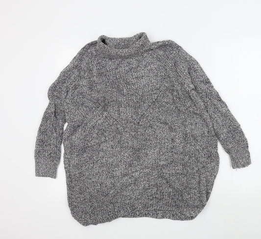 Topshop Womens Grey   Pullover Jumper Size 6