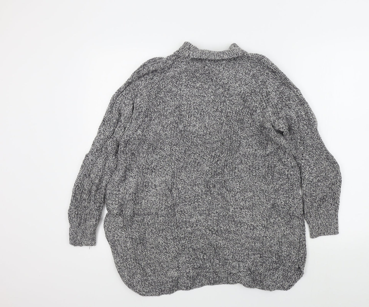 Topshop Womens Grey   Pullover Jumper Size 6