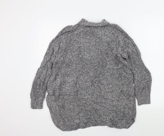 Topshop Womens Grey   Pullover Jumper Size 6