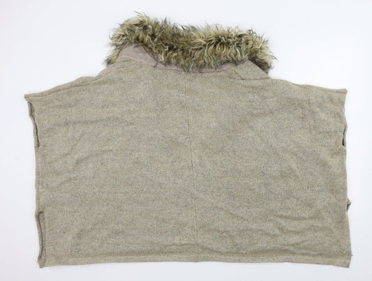 Primark Womens Brown   Jacket Poncho One Size