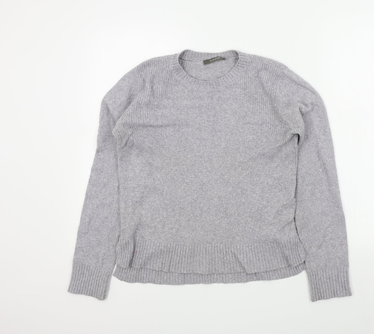 Oasis Womens Grey   Pullover Jumper Size M