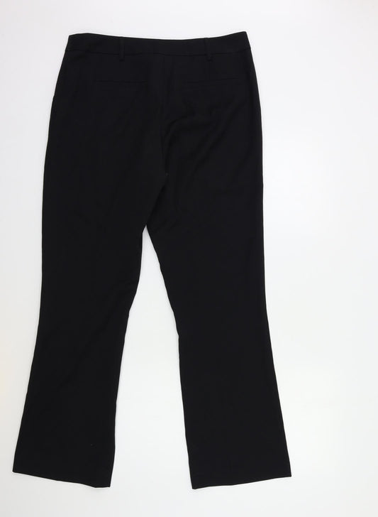 Preworn Womens Black   Trousers  Size 34 in L31 in