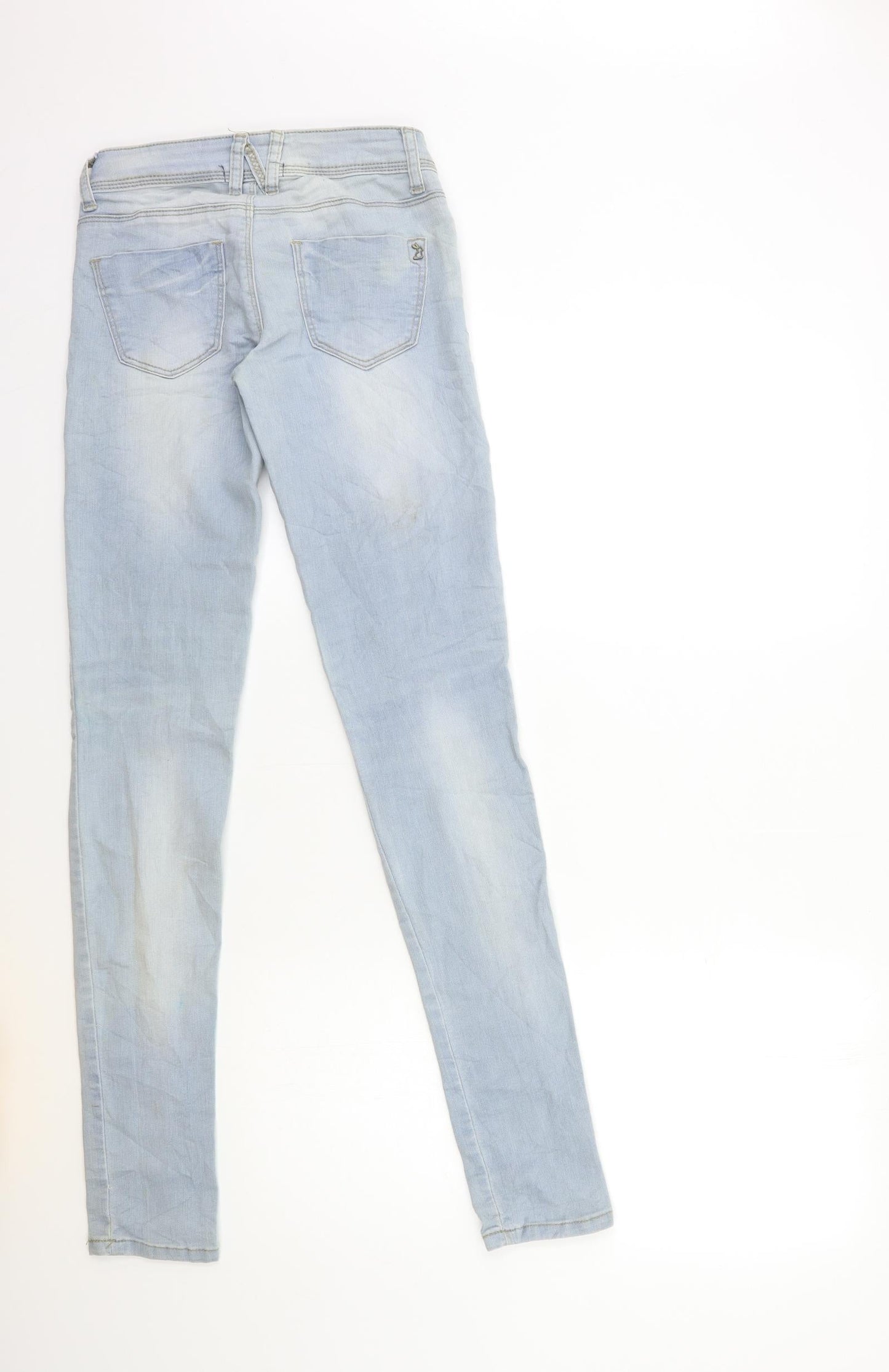 TALLY WEiJL Womens Blue  Denim Skinny Jeans Size 4 L32 in