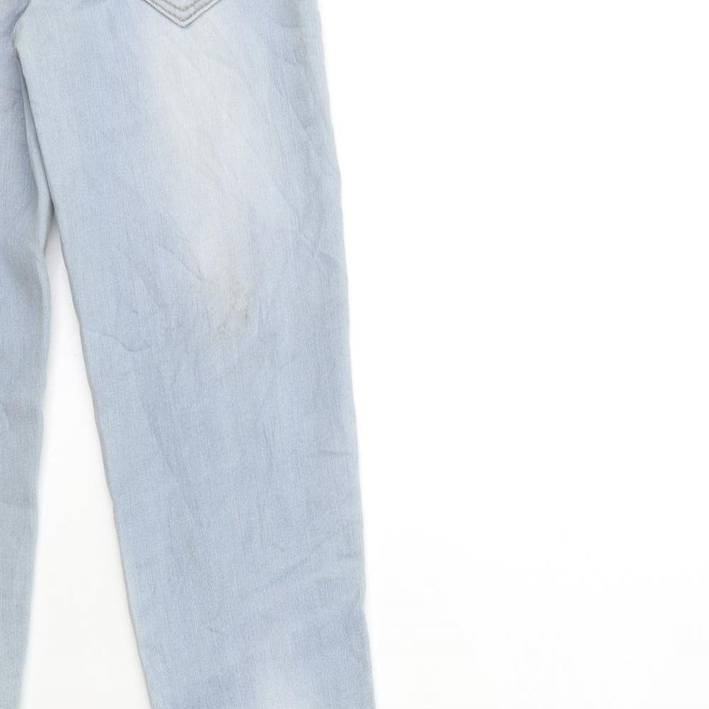 TALLY WEiJL Womens Blue  Denim Skinny Jeans Size 4 L32 in