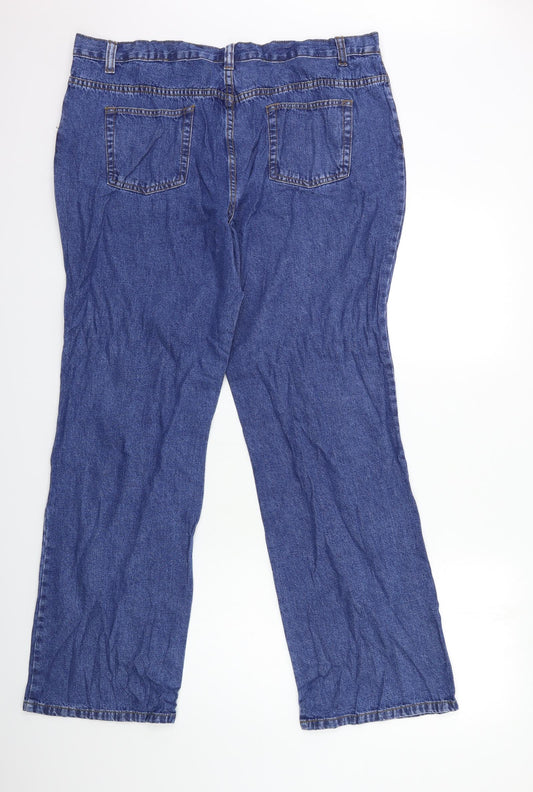 Preworn Womens Blue  Denim Snow Pants Trousers Size 18 L31 in