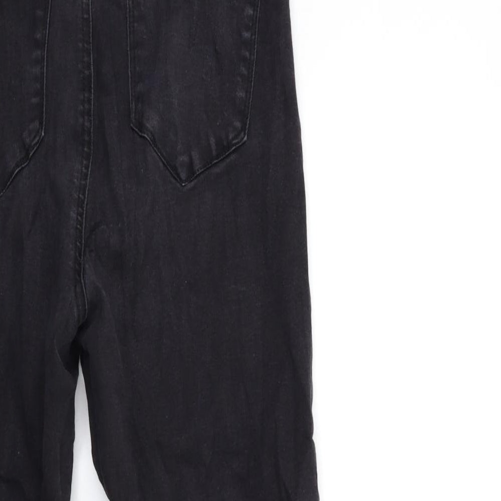 Denim & Co. Womens Black  Denim Skinny Jeans Size 16 L27 in