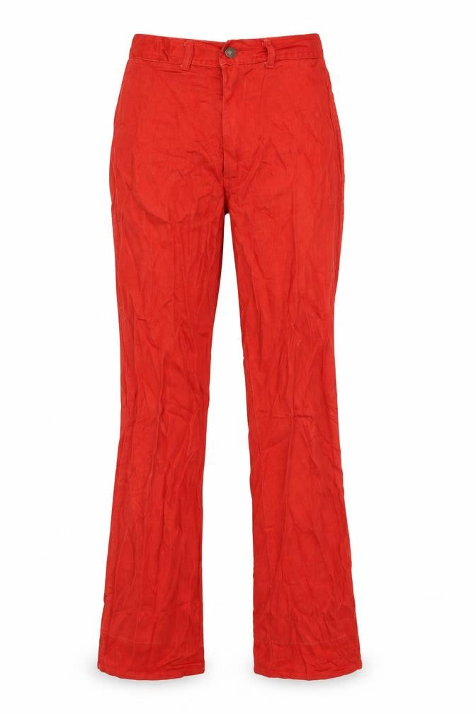 Preworn Womens Red  Denim Skinny Jeans Size 26 in L31 in