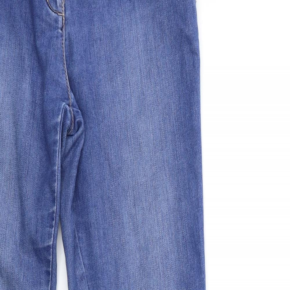 Preworn Womens Blue  Denim Skinny Jeans Size 10 L32 in