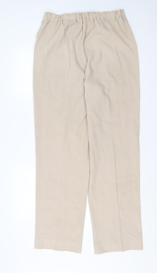 Preworn Womens Beige   Trousers  Size 32 in L32 in
