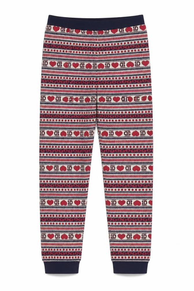 One Direction Girls Purple Geometric   Pyjama Pants Size 9-10 Years  - One Direction