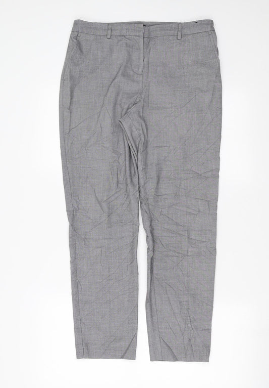 Papaya Womens Grey   Trousers  Size 10 L26 in
