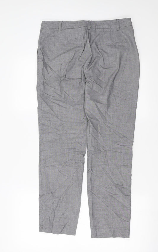 Papaya Womens Grey   Trousers  Size 10 L26 in